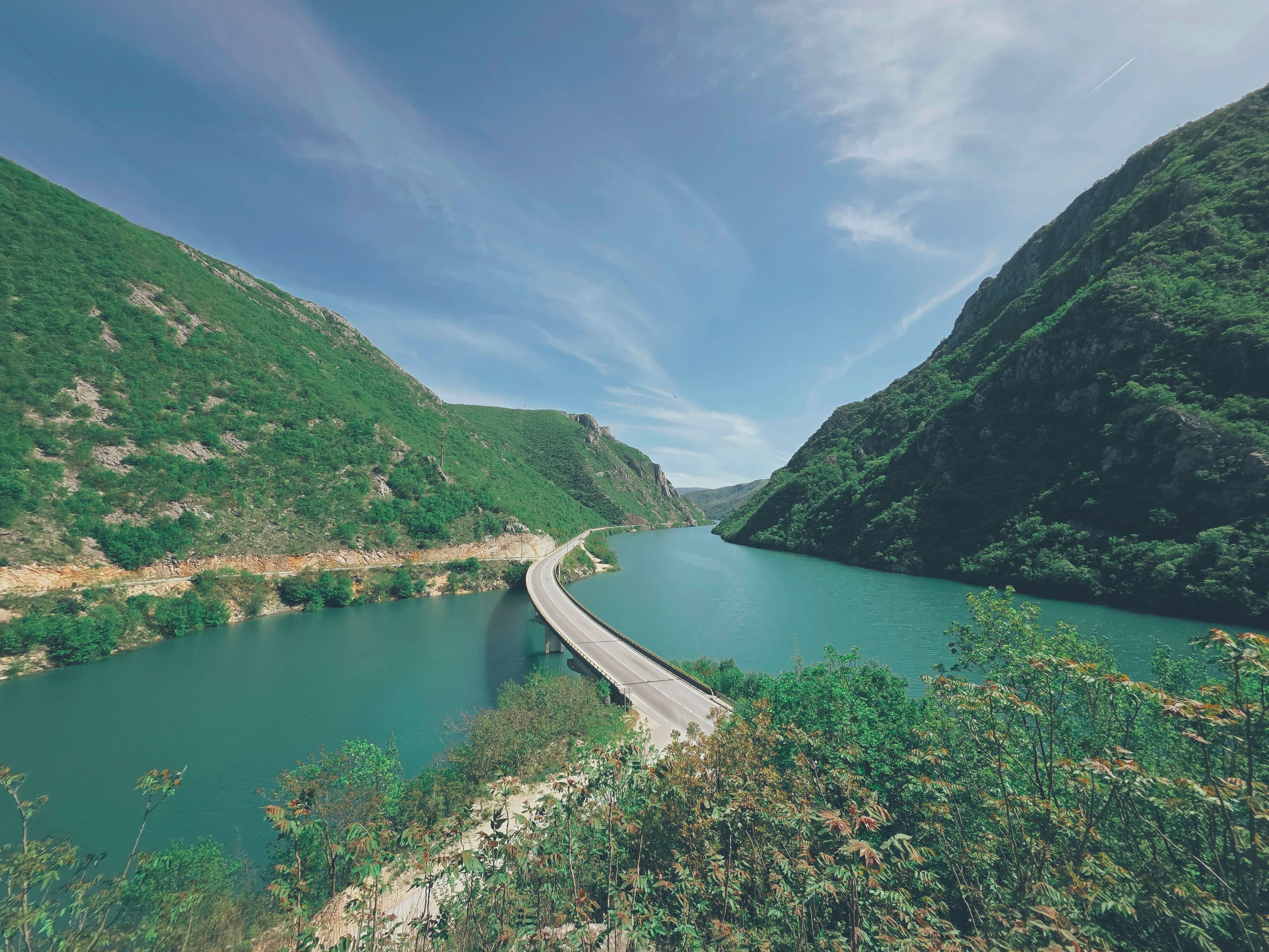 Scenic lake views Mostar to Jablanica